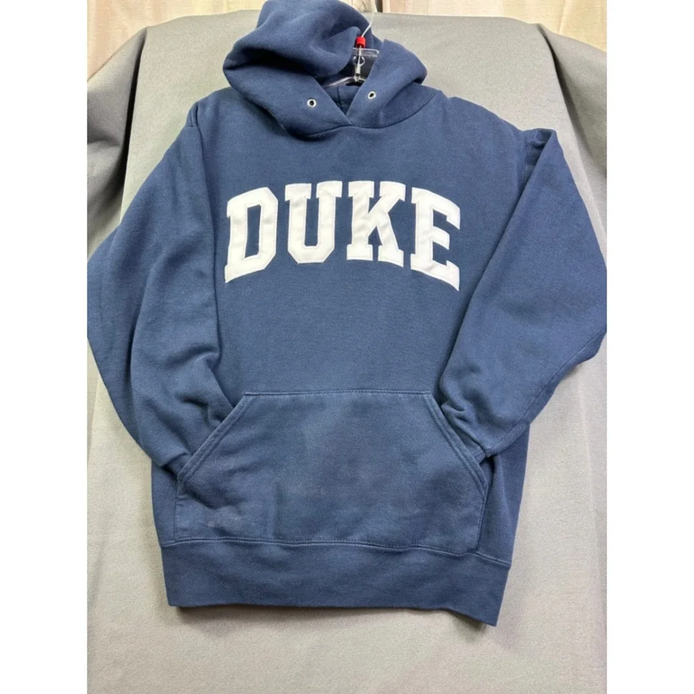 The Cotton Exchange Duke‎ University Hoodie Navy Blue Small USA Made Sweatshirt